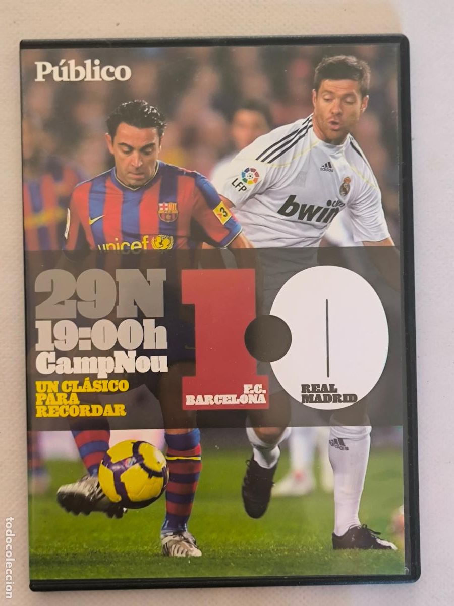 Cine: DVD 29N, 19:00 BAR&Ccedil;A - MADRID - CAMPNOU - UN CLASICO PARA RECORDAR - CAJA SLIM (AT3)