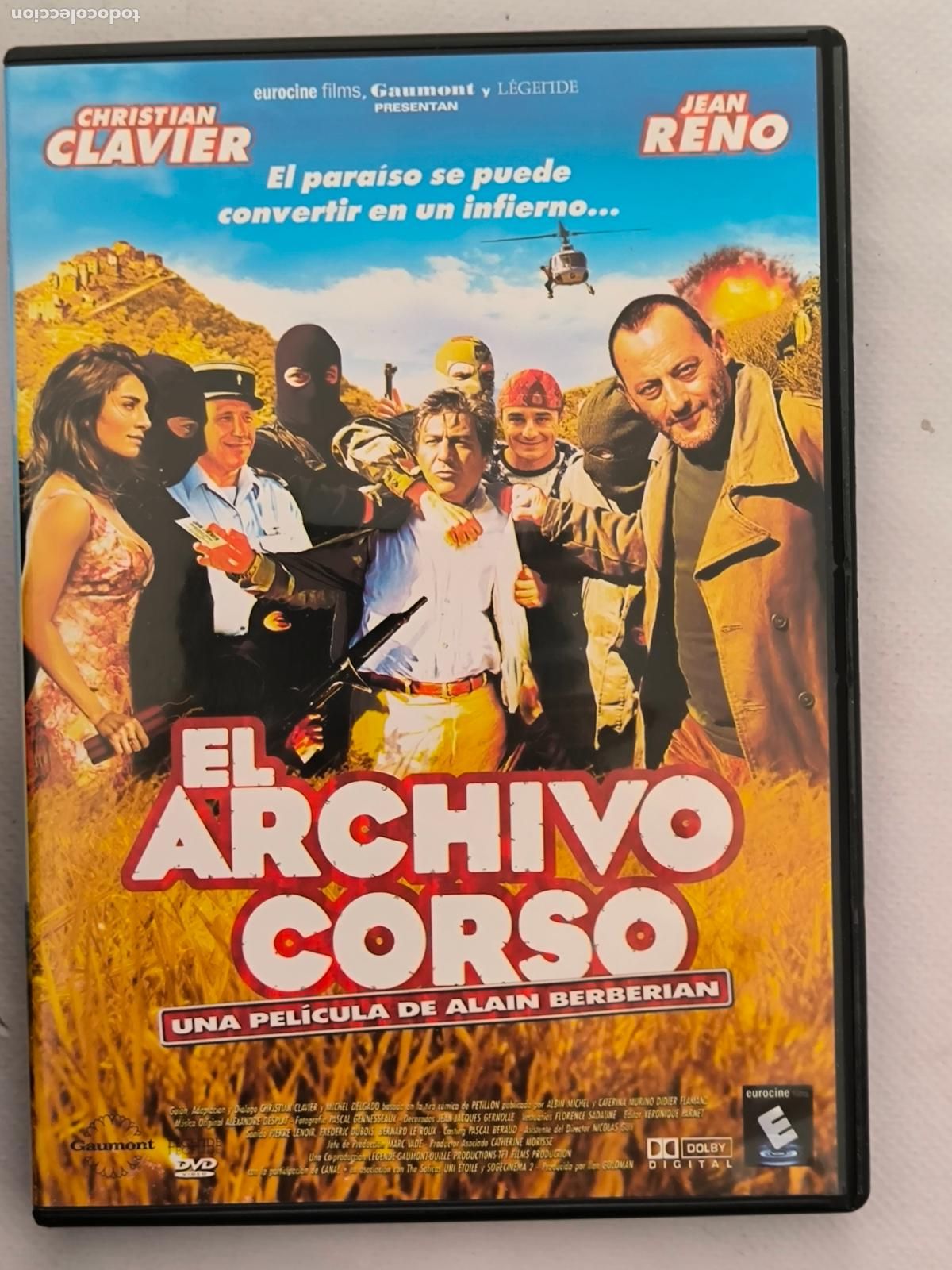 Cine: DVD EL ARCHIVO CORSO - CHRISTIAN CLAVIER, JEAN RENO (AU)