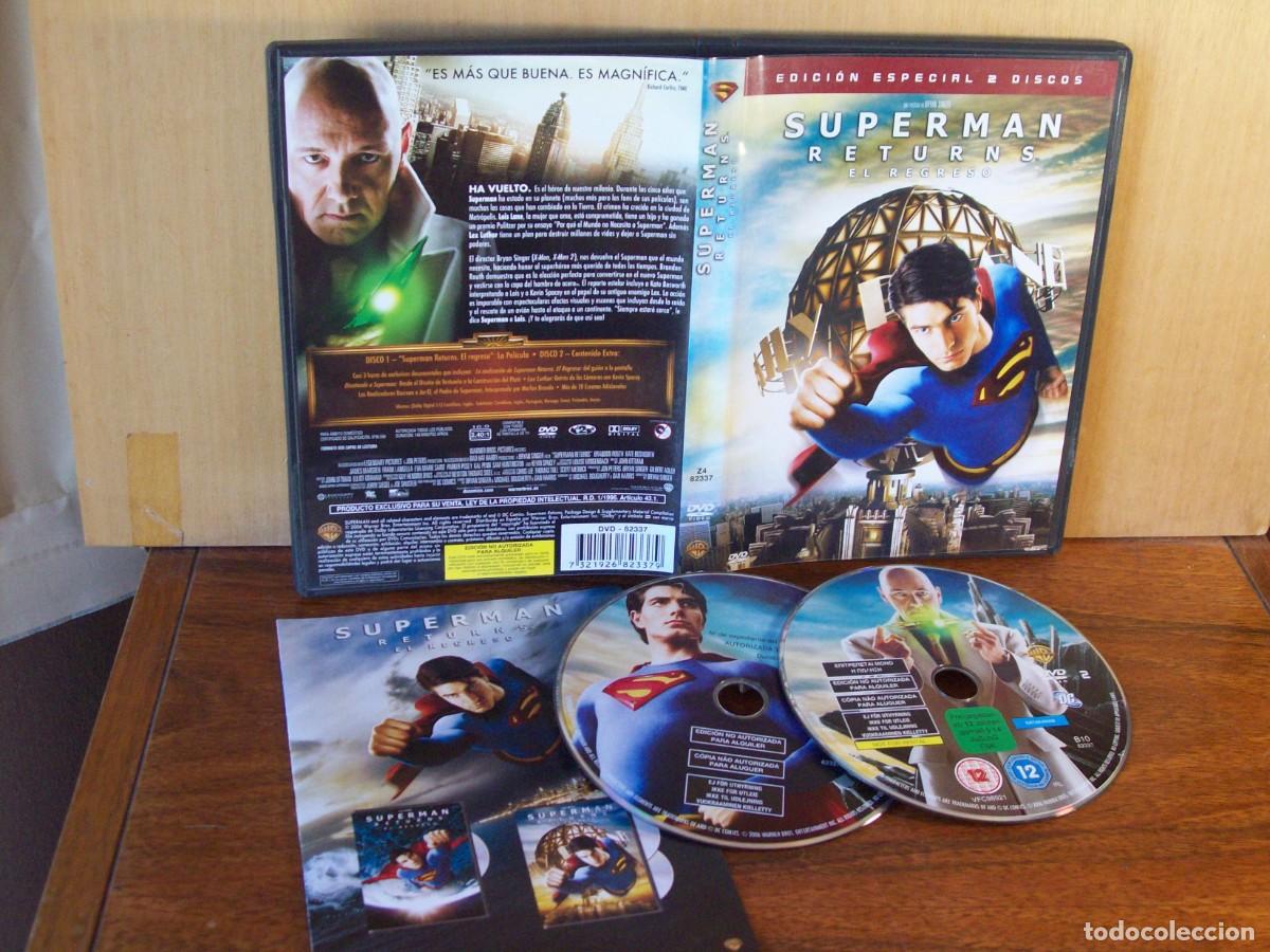 Cine: SUPERMAN RETURMS (EL REGRESO) - BRANDON ROUTH - KATE BOSWORTH - DOBLE DVD EDICION ESPECIAL