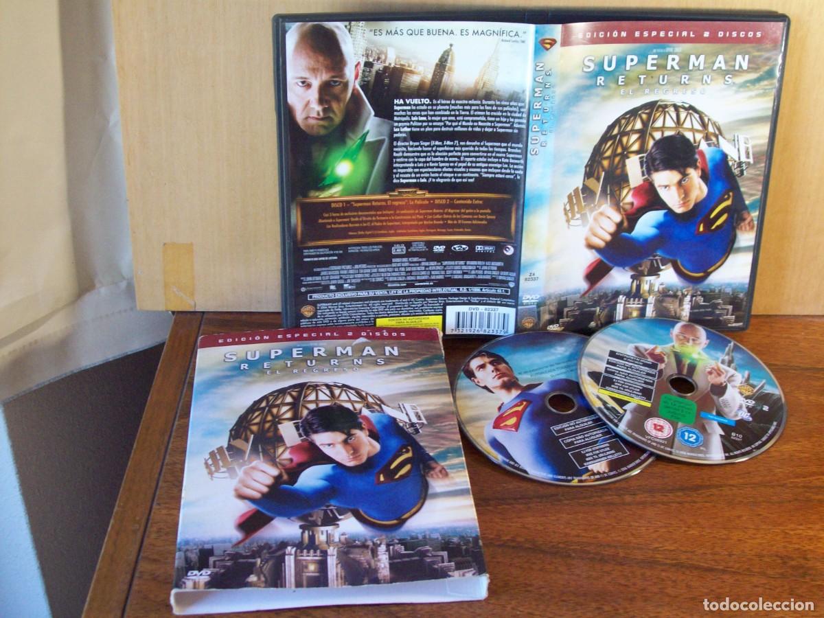 Cinema: SUPERMAN RETURNS - BRANDON ROUTH - DOBLE DVD EDICION ESPECIAL CON ESTUCHE DE CARTON