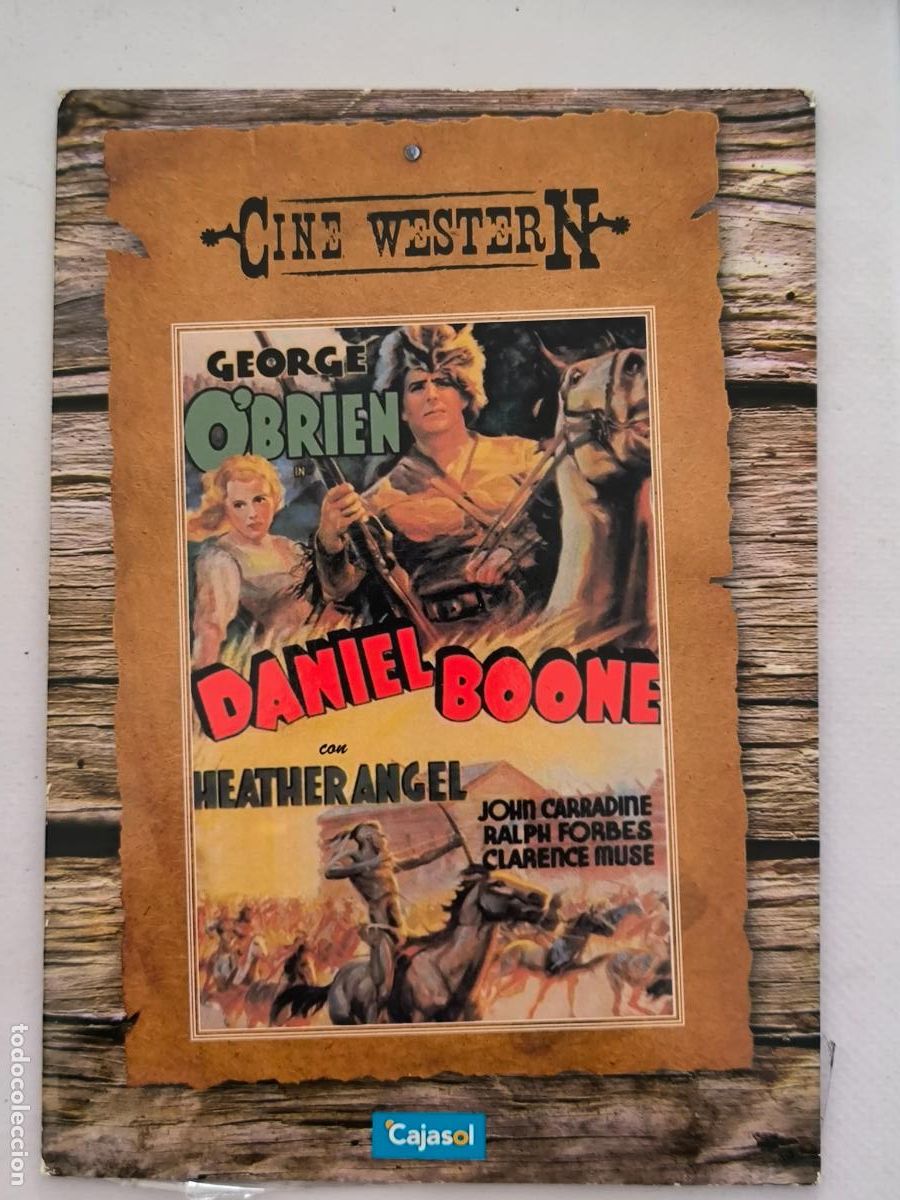 Cine: DVD DANIEL BOONE - JOHN CARRADINE - FUNDA FINA CARTON (5M)