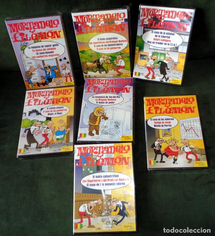 Cinema: LOTE 7 DVD DVD'S PRECINTADOS COLECCI&Oacute;N MORTADELO Y FILEM&Oacute;N. PLANETA JUNIOR. TEBEO DIBUJOS TV