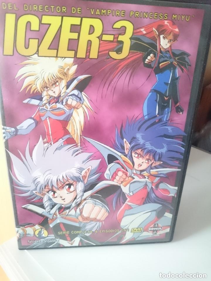 Cine: DVD - Iczer 3 - Toshihiro Hirano - Artmic AIC . Los 6 OVAs creados por Artmic AIC en 1991
