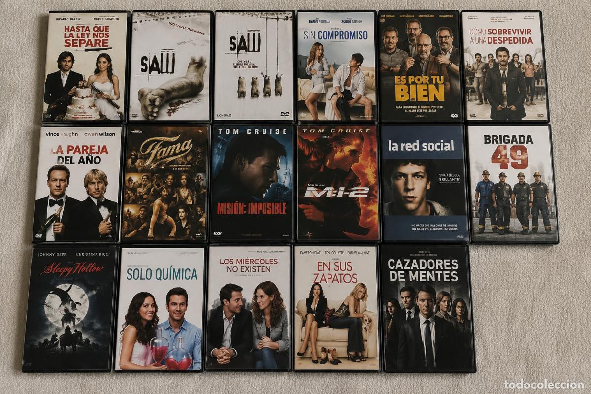 Cine: Pel&iacute;culas en DVD nuevas o seminuevas