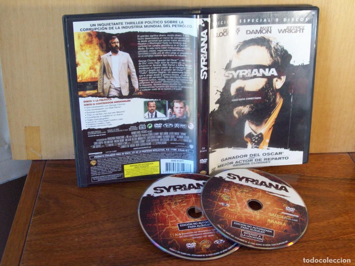 Cine: SYRIANA - GEORGE CLOONEY - MATT DAMON - JEFFREY WRIGHT - DOBLE DVD EDICION ESPECIAL