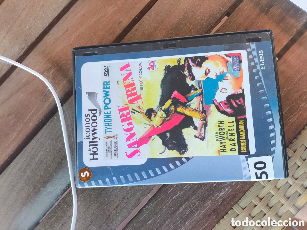 Cine: DVD de sangre y arena.lote S.n.0850