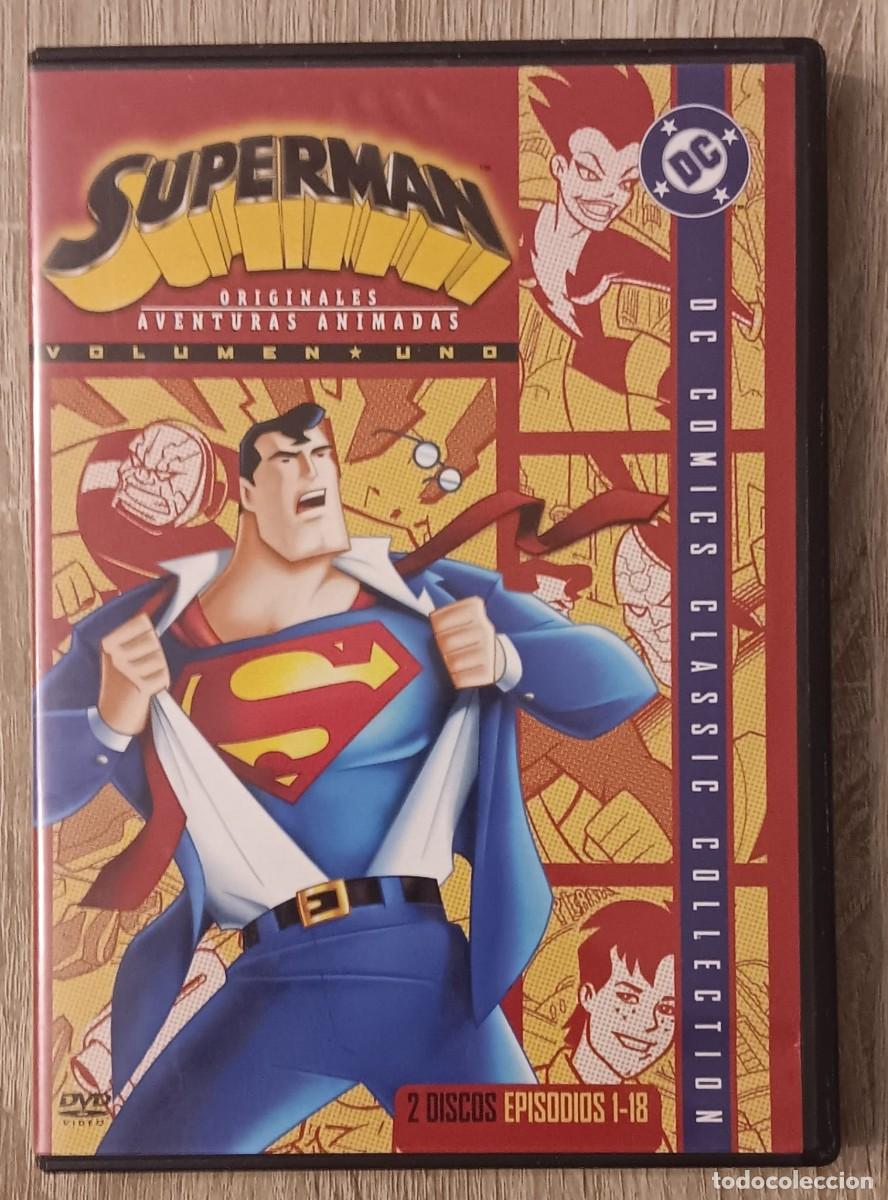 Cine: PELICULA DVD SERIE SUPERMAN ORIGINALES AVENTURAS ANIMADAS DOS DISCOS EPISODIOS DEL 1 AL 18