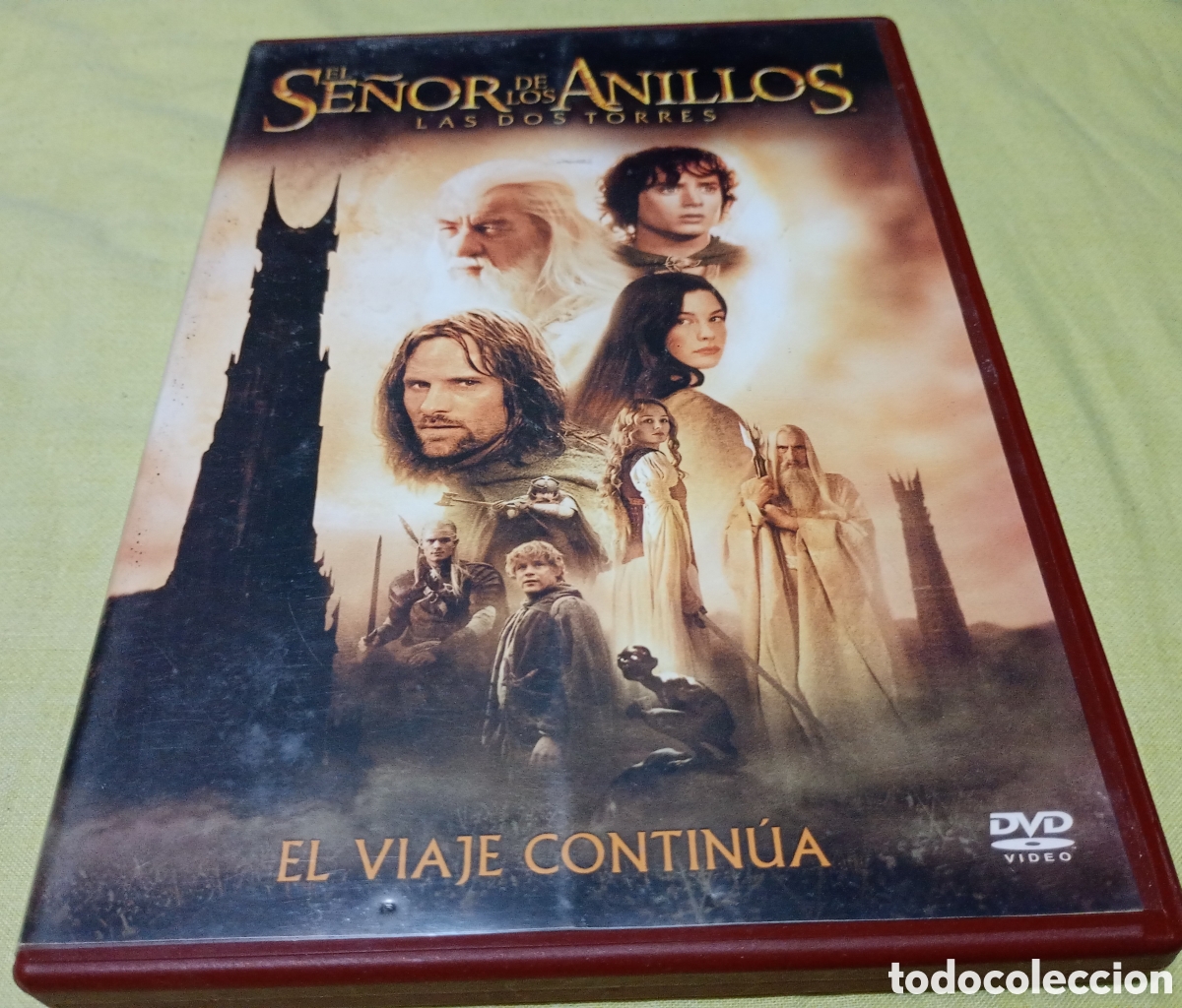 Cine: El se&ntilde;or de los anillos las dos torres DVD 2 discos
