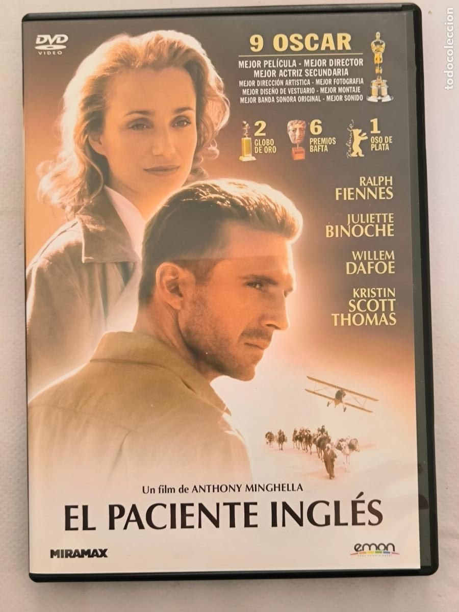 Cine: DVD EL PACIENTE INGLES - RALPH FIENNES (AW)