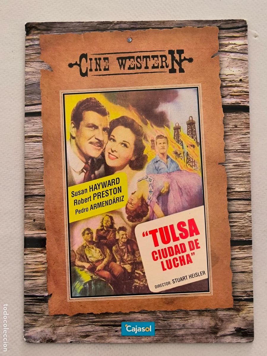 Cinema: DVD TULSA, CIUDAD DE LUCHA - FUNDA FINA CARTON (5&Ntilde;)