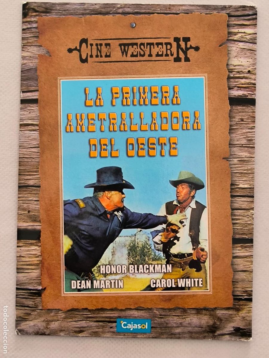 Cinema: DVD LA PRIMERA AMETRALLADORA DEL OESTE - FUNDA FINA CARTON (5&Ntilde;)