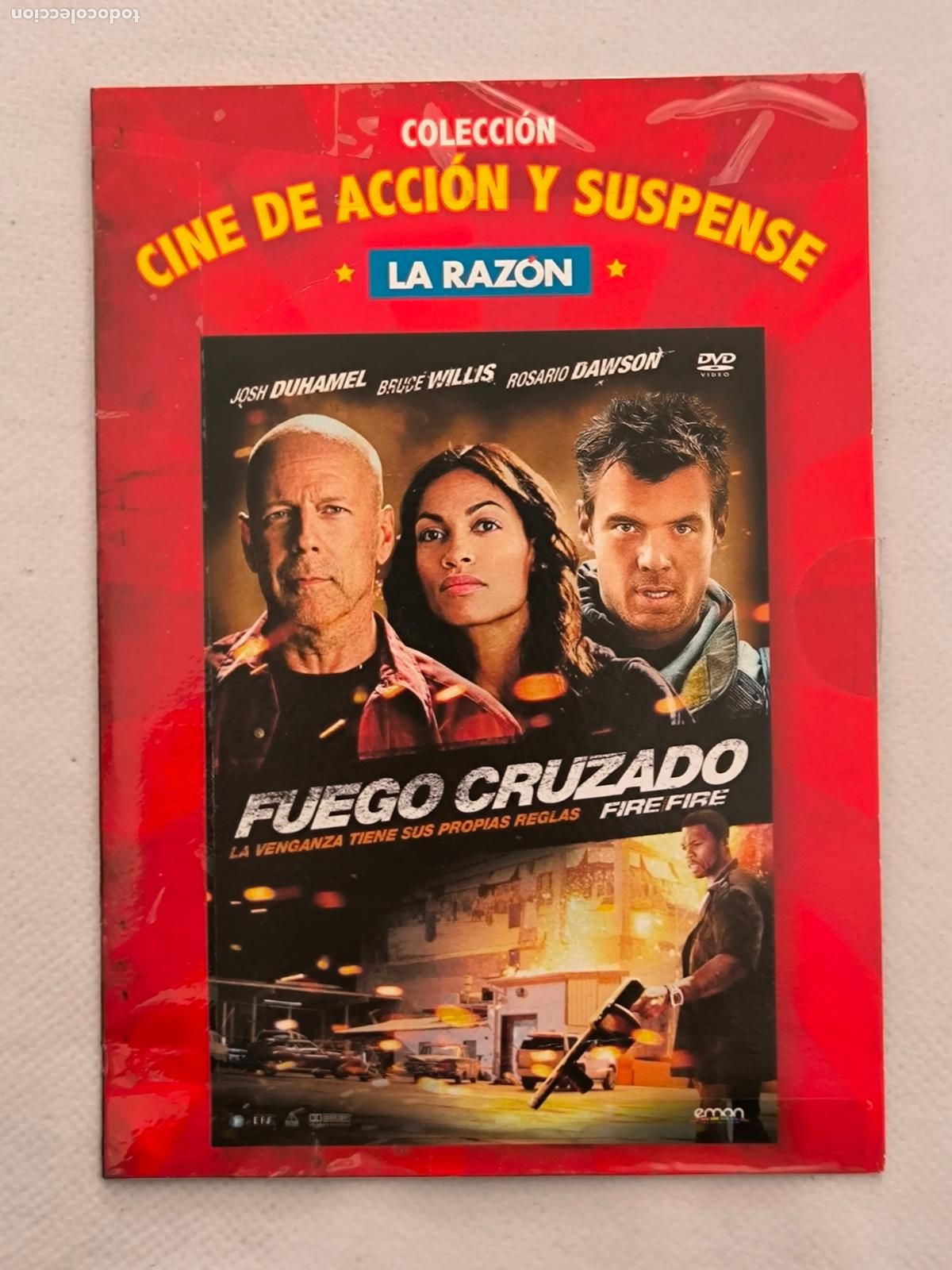 Cine: DVD FUEGO CRUZADO - FUNDA FINA CARTON (5&Ntilde;)