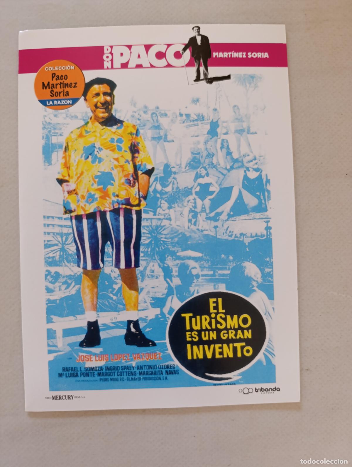 Cine: DVD EL TURISMO ES UN GRAN INVENTO - PACO MARTINEZ SORIA - FUNDA FINA CARTON (AY)