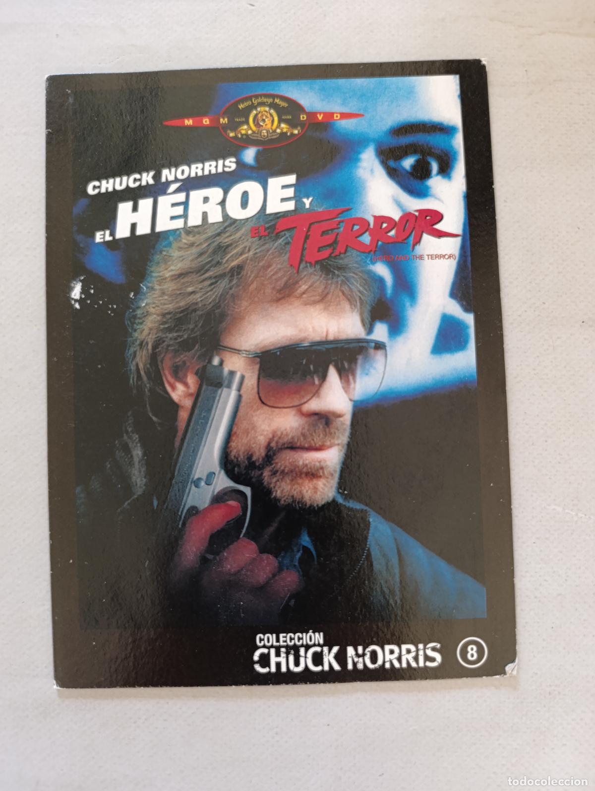 Cine: DVD EL HEROE Y EL TERROR - CHUCK NORRIS - FUNDA FINA CARTON (AY)
