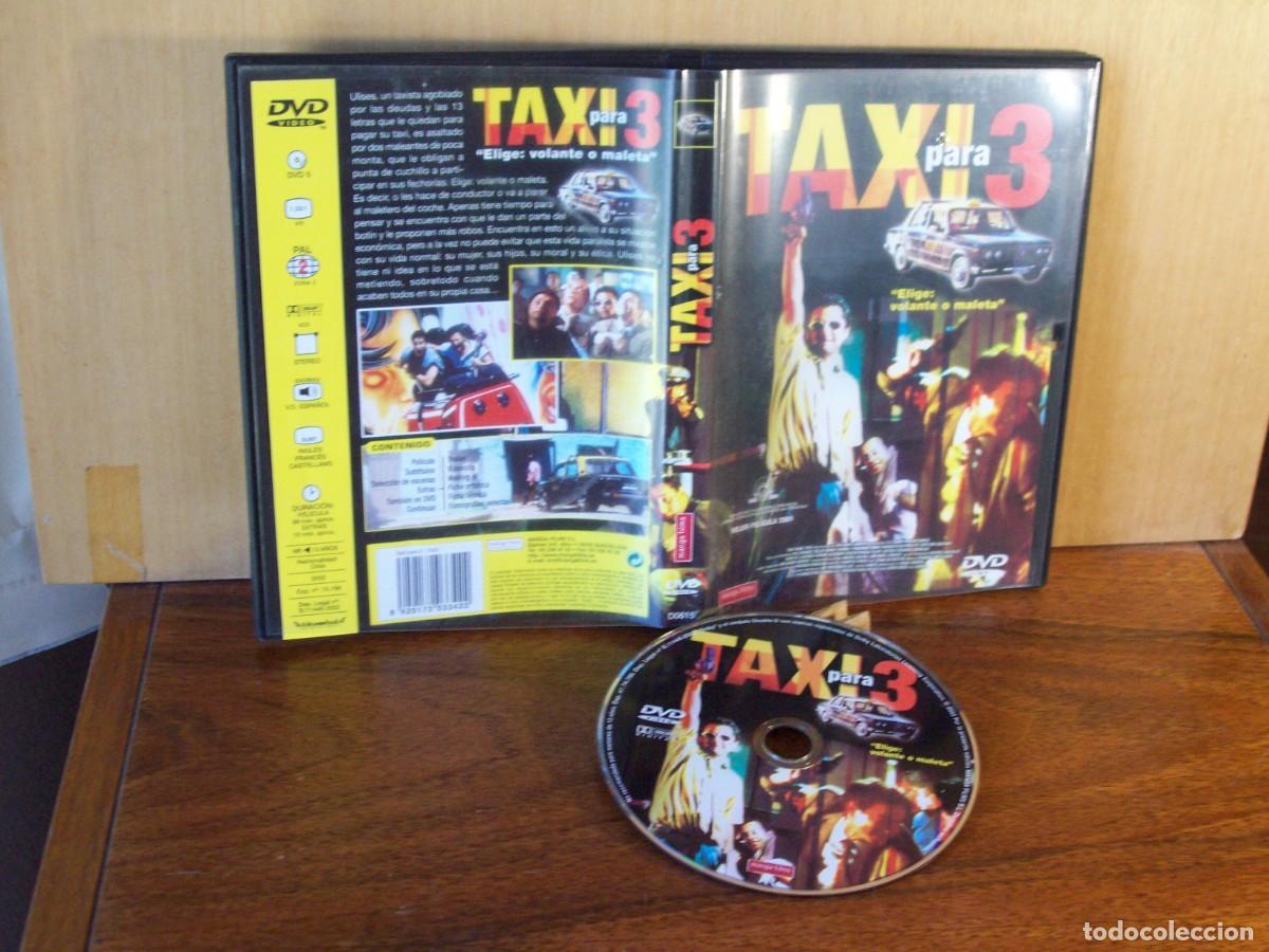 Cine: TAXI PARA 3 - ALEJANDRO TREJO - DANIEL MU&Ntilde;OZ - ELSA POBLETE - DVD MEJOR PELICULA 2001