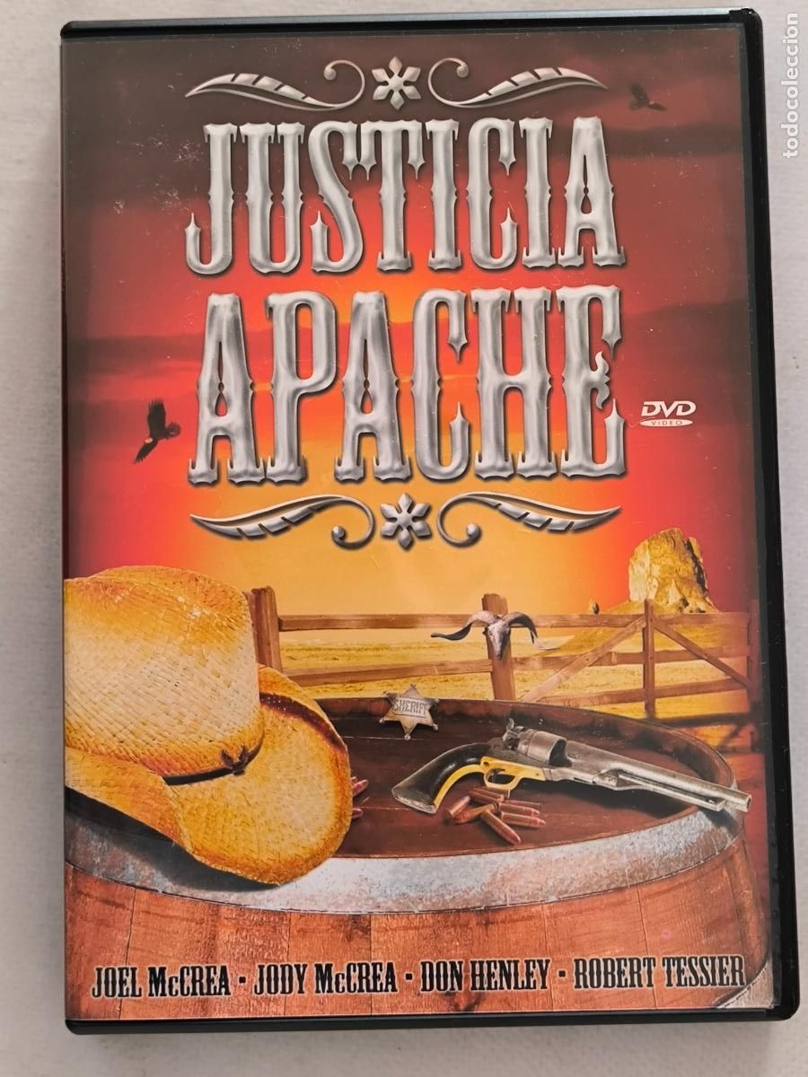 Cine: DVD JUSTICIA APACHE - JOEL MCCREA (CQ)