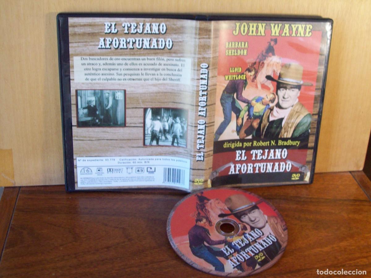 Cine: EL TEJANO AFORTUNADO - JOHN WAYNE - BARBARA SHELDON - LLOID WHITLOCK - DVD EN B/NEGRO
