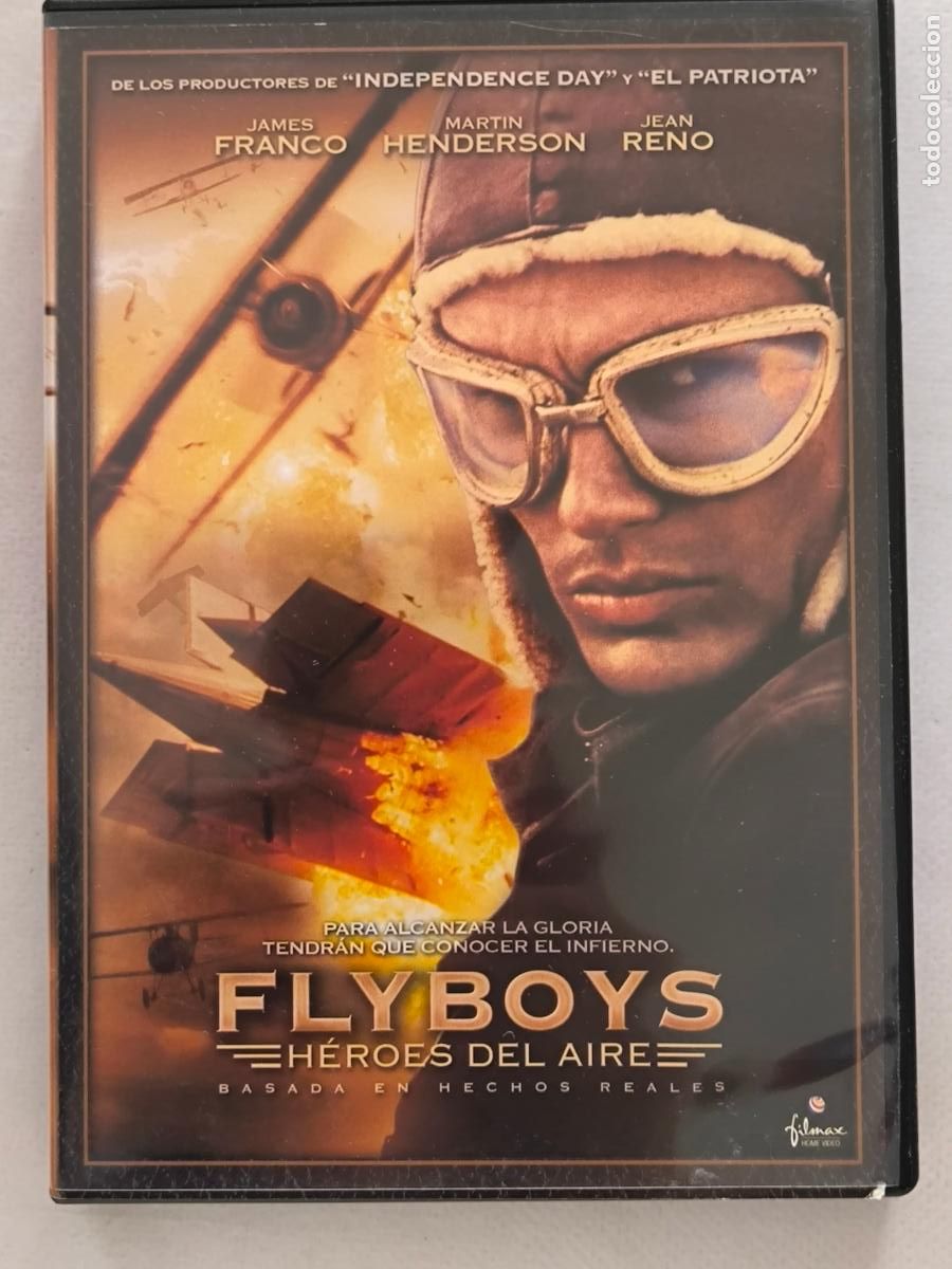 Cine: DVD FLYBOYS - HEROES DEL AIRE - JAMES FRANCO (CS)