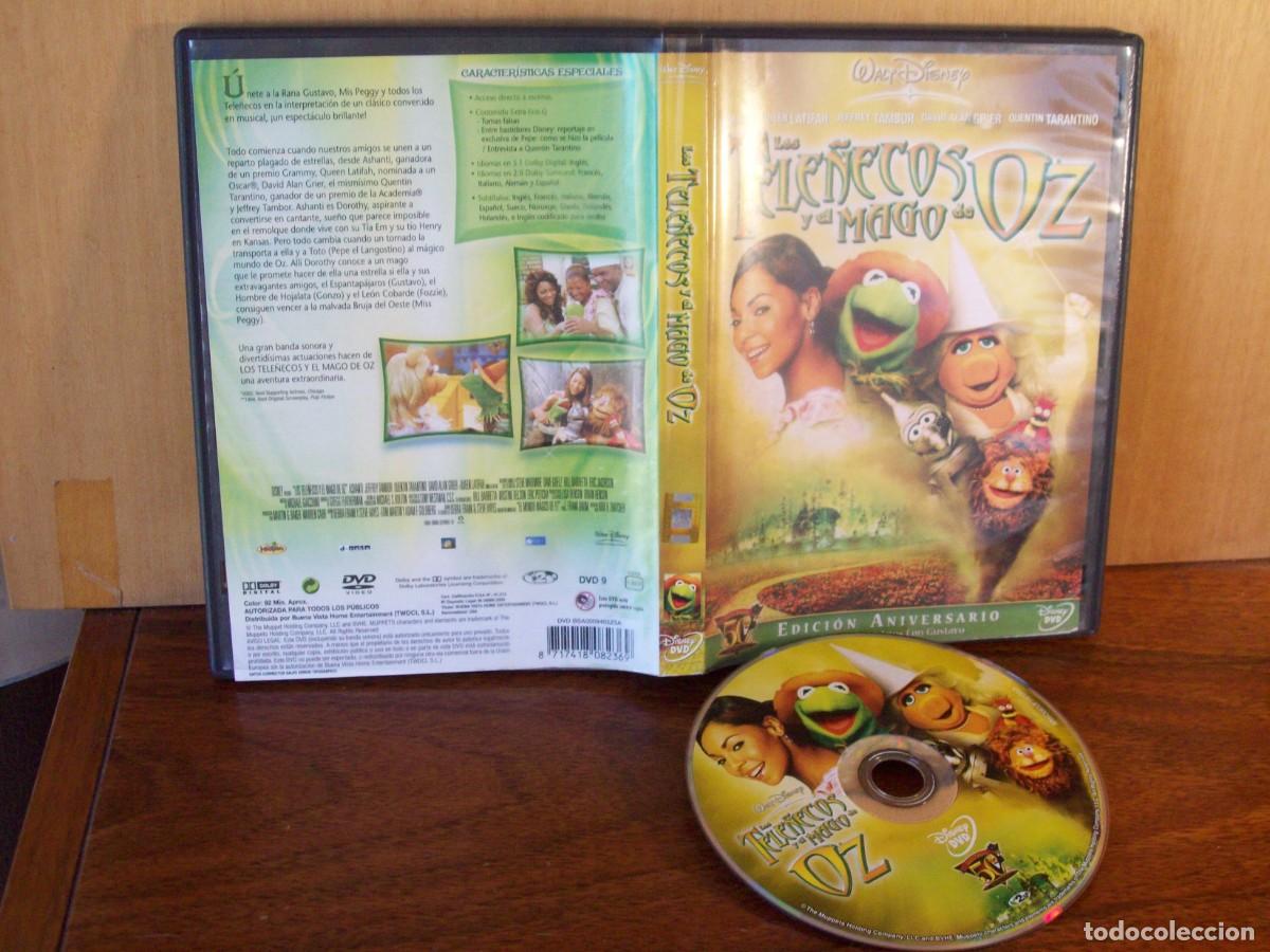 Cine: LOS TELE&Ntilde;ECOS Y EL MAGO DE OZ - ASHANTI - QUEEN LATIFAH - QUENTIN TARANTINO - DVD WALT DISNEY