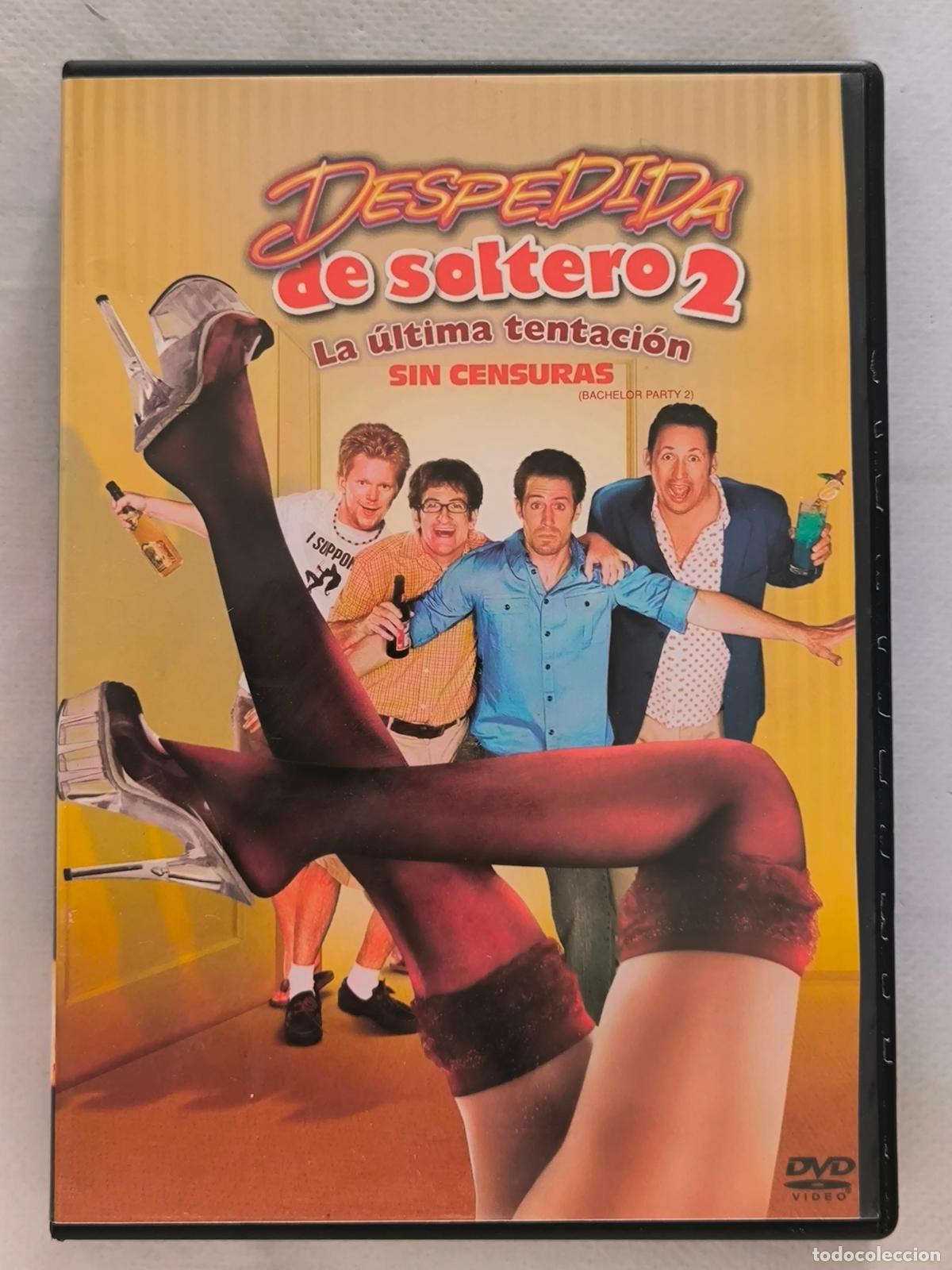 Cinema: DVD DESPEDIDA DE SOLTERO 2 - LA ULTIMA TENTACION - SIN CENSURA - CARATULA RECORTADA (CT)