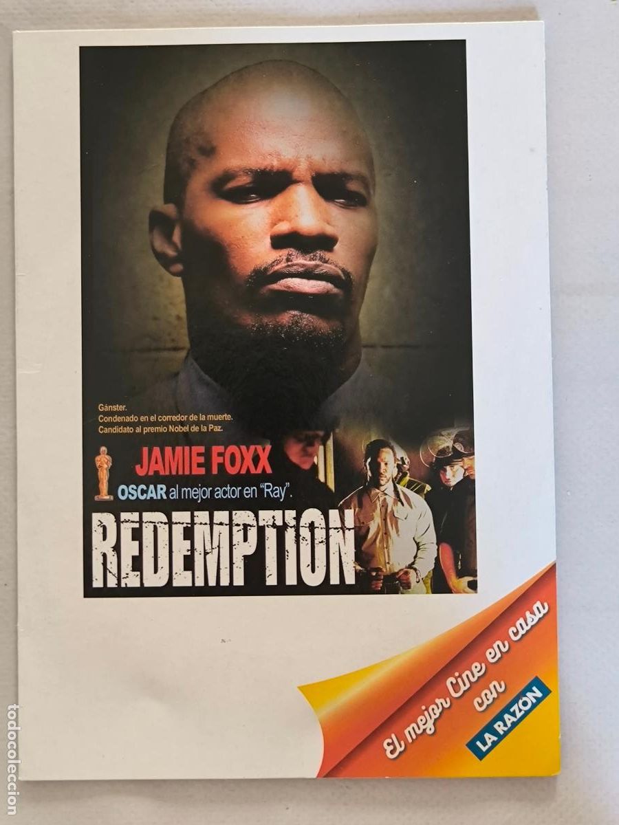 Cine: DVD REDEMPTION - JAMIE FOXX - FUNDA FINA CARTON (5O)