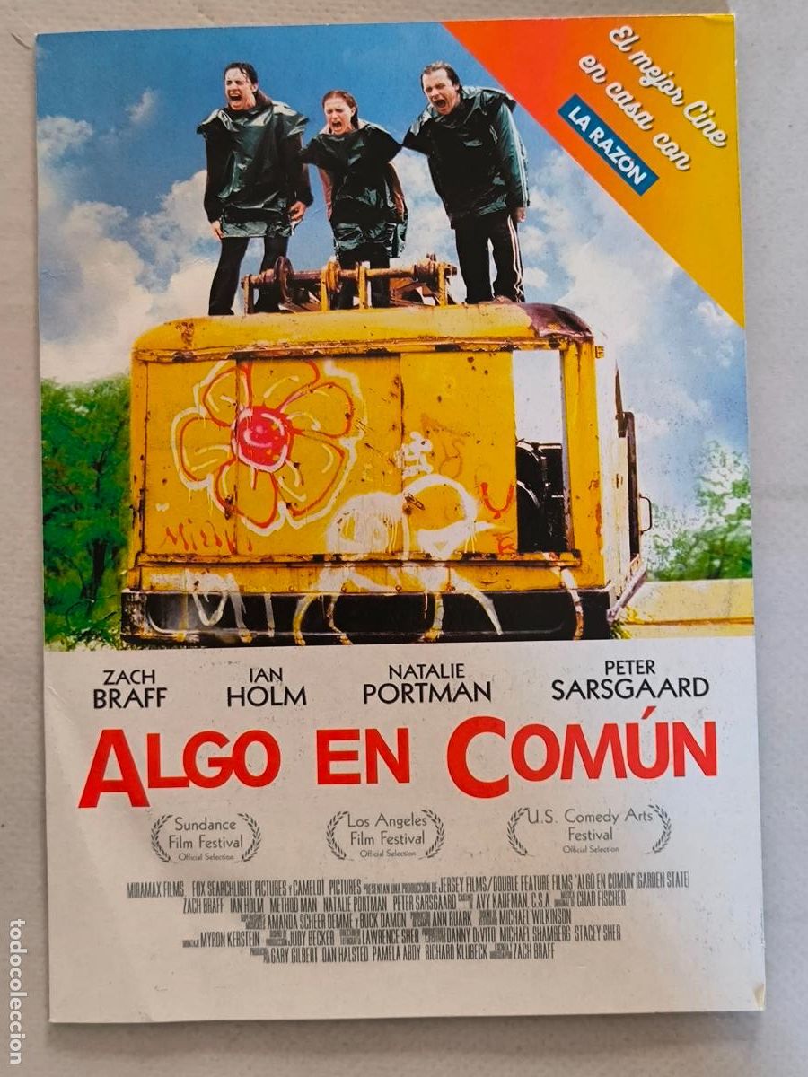 Cine: DVD ALGO EN COMUN - NATALIE PORTMAN - FUNDA FINA CARTON (5O)