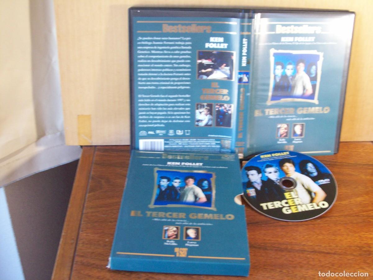 Cine: EL TERCER GEMELO - KELLY McGILLIS - LARRY HAGMAN - DE KEN FOLLET - DVD ESTUCHE DE CARTON