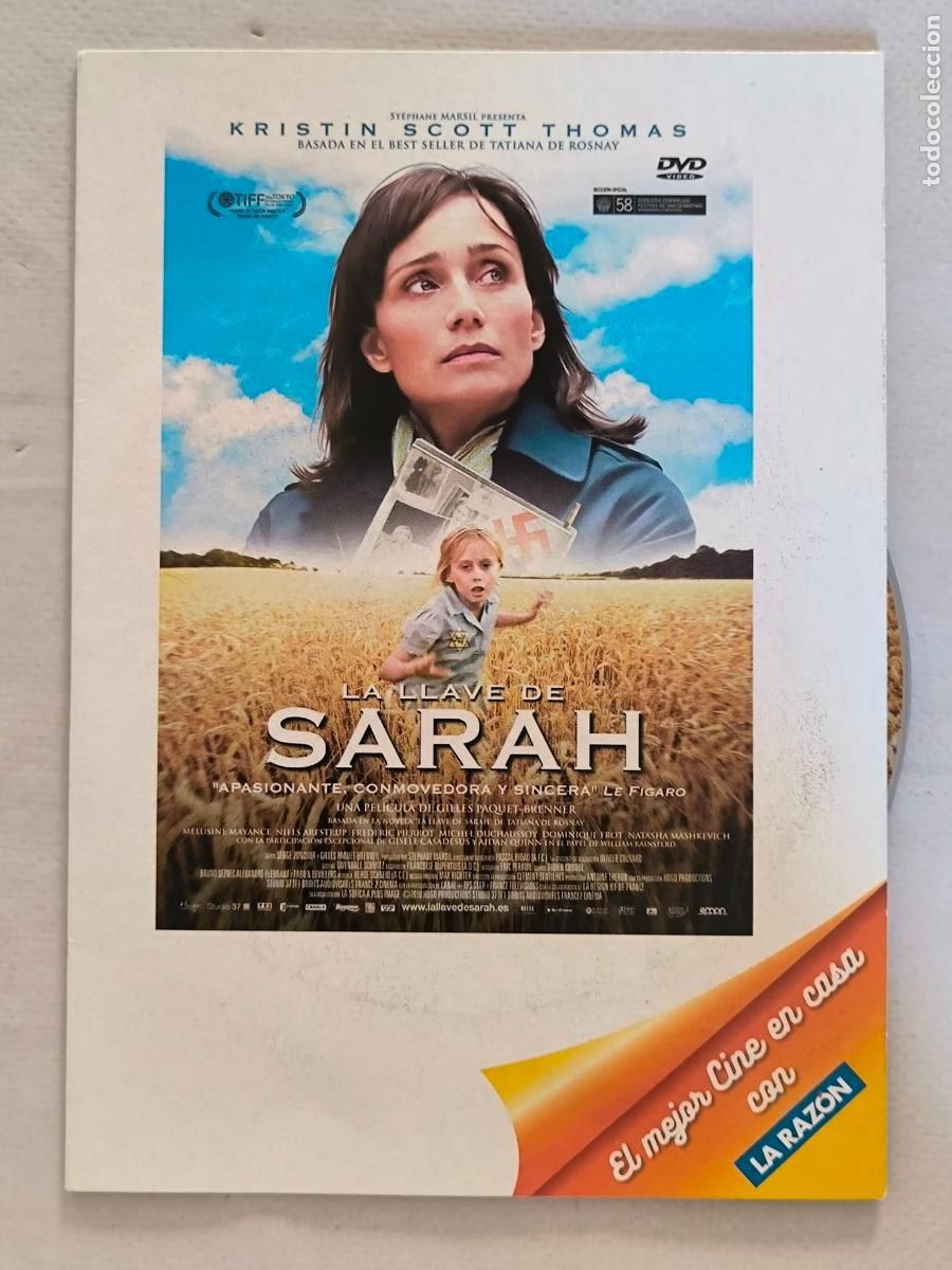 Cine: DVD LA LLAVE DE SARAH - FUNDA FINA CARTON (5O)