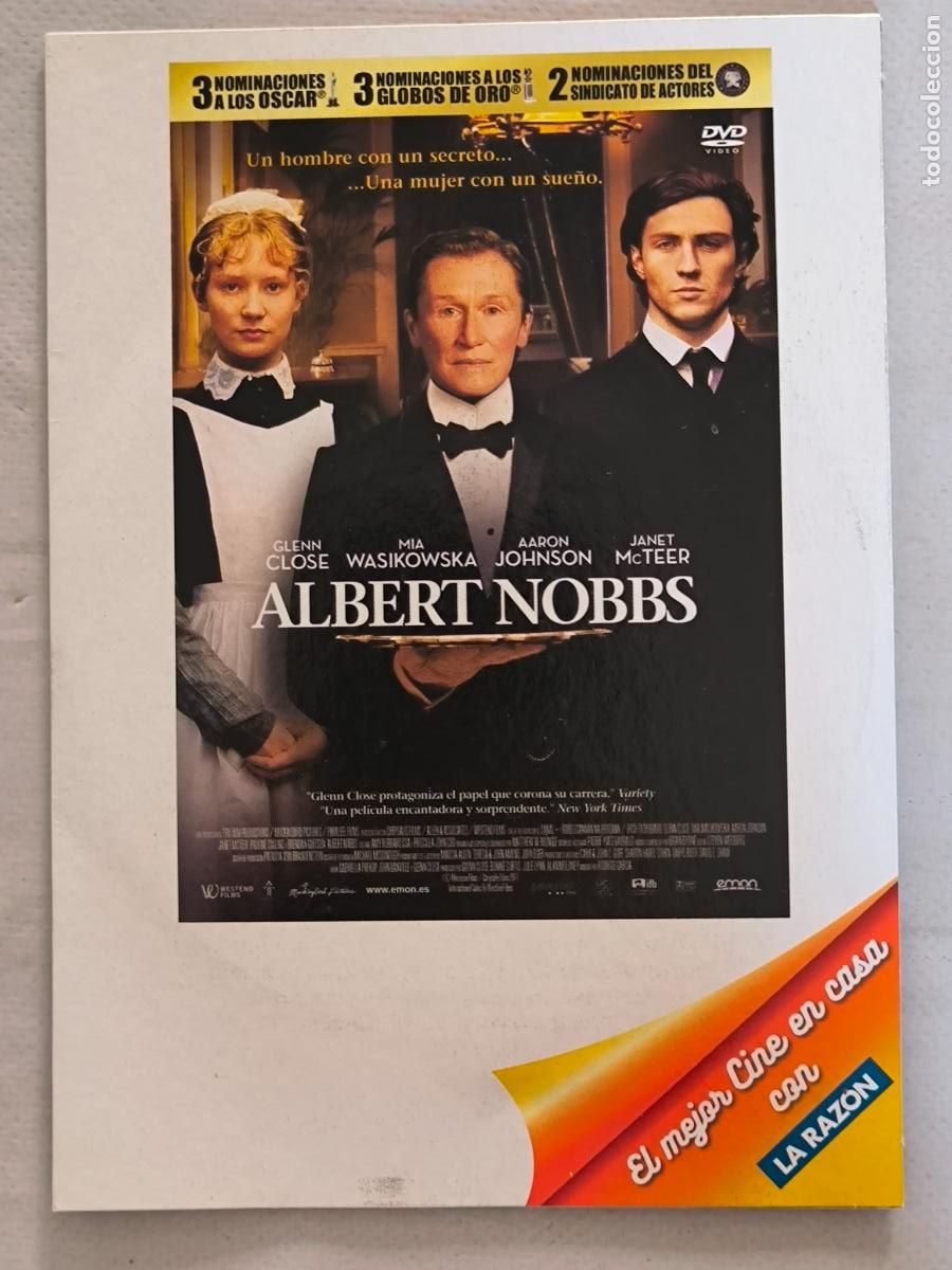 Cine: DVD ALBERT NOBBS - FUNDA FINA CARTON (5Q)
