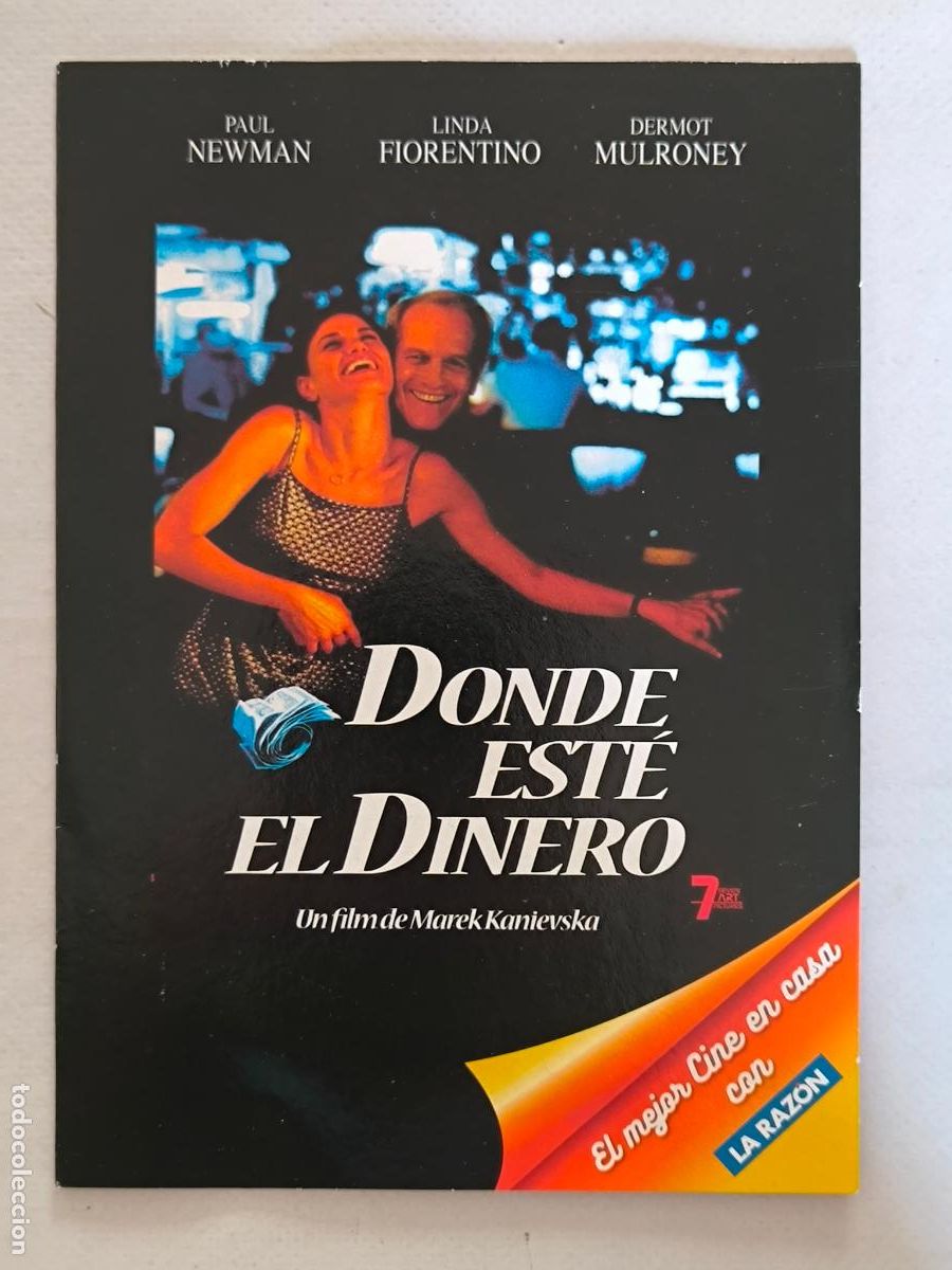 Cine: DVD DONDE ESTE EL DINERO - PAUL NEWMAN - FUNDA FINA CARTON (5Q)
