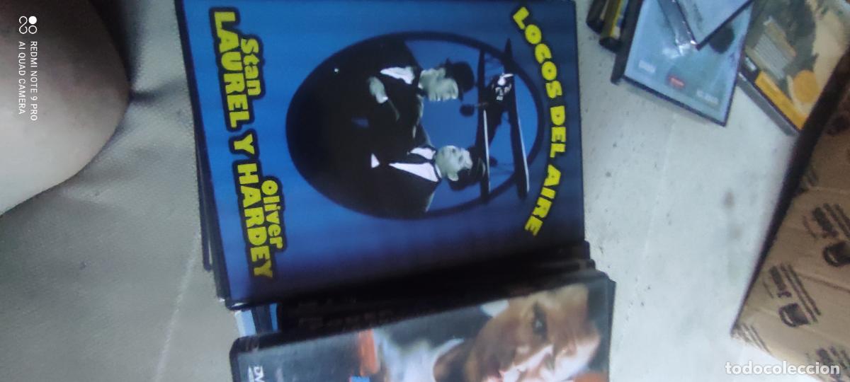 Cine: el gordo y el flaco. Locos del aire. Pel&iacute;culas / DVD.