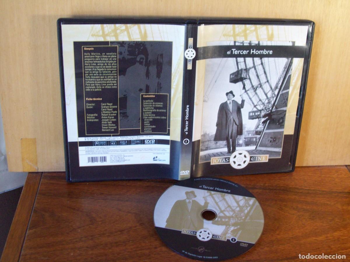Cine: EL TERCER HOMBRE - JOSEPH COTTEN -ALIDA VALLI - ORSON WELLES - DVD EN BLANCO Y NEGRO