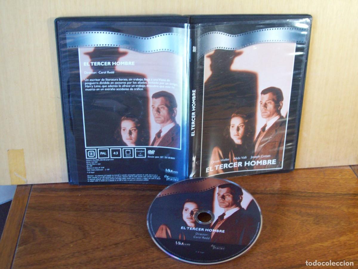 Cine: EL TERCER HOMBRE - OESON WELLES - ALIDA VALLI - JOSEPH COTTEN - DVD CAJA FINA EN B/NEGROR