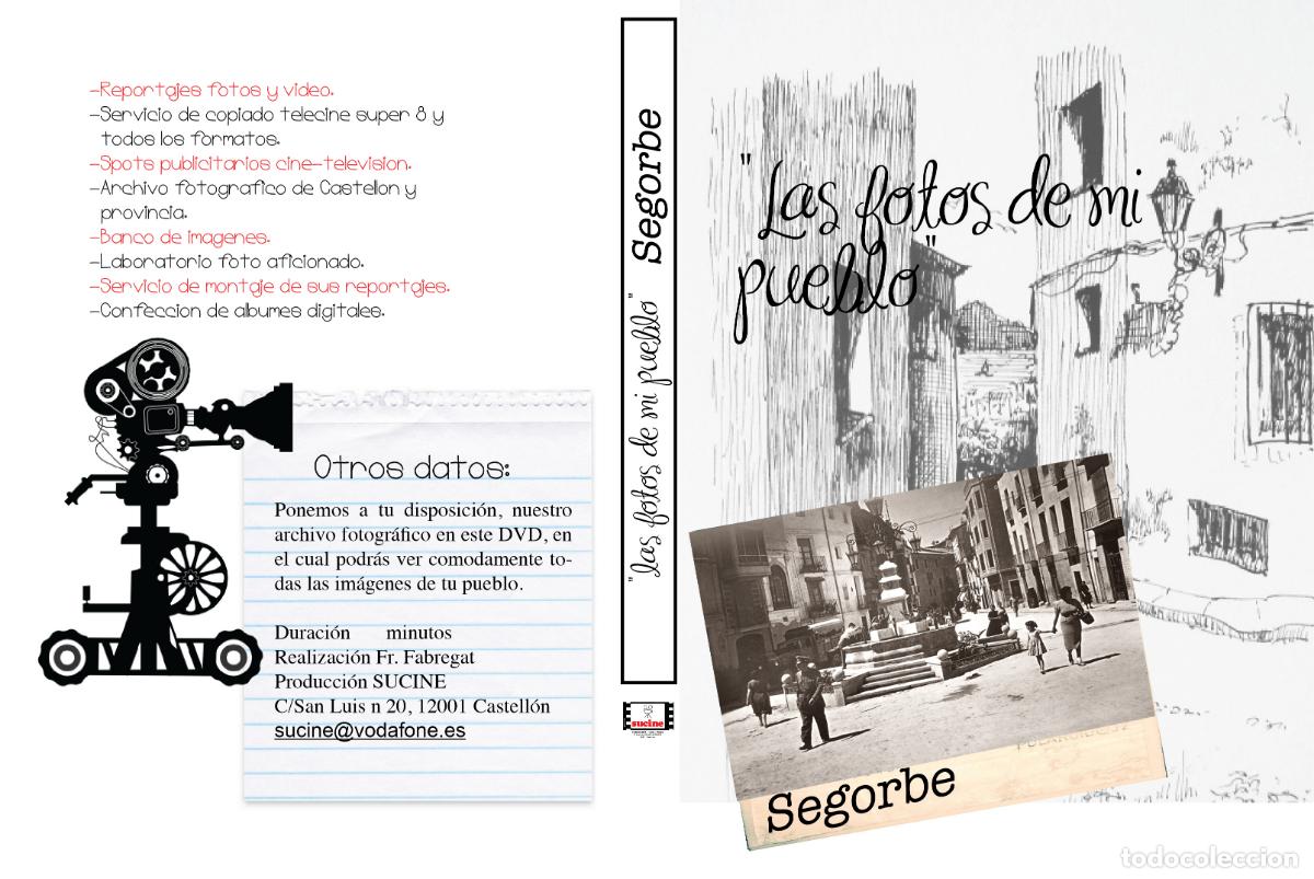 Cine: SEGORBE PASADO Y PRESENTE (IMAGENES COMPARATIVAS DESDE A&Ntilde;OS 40 AL 2000) EN DVD