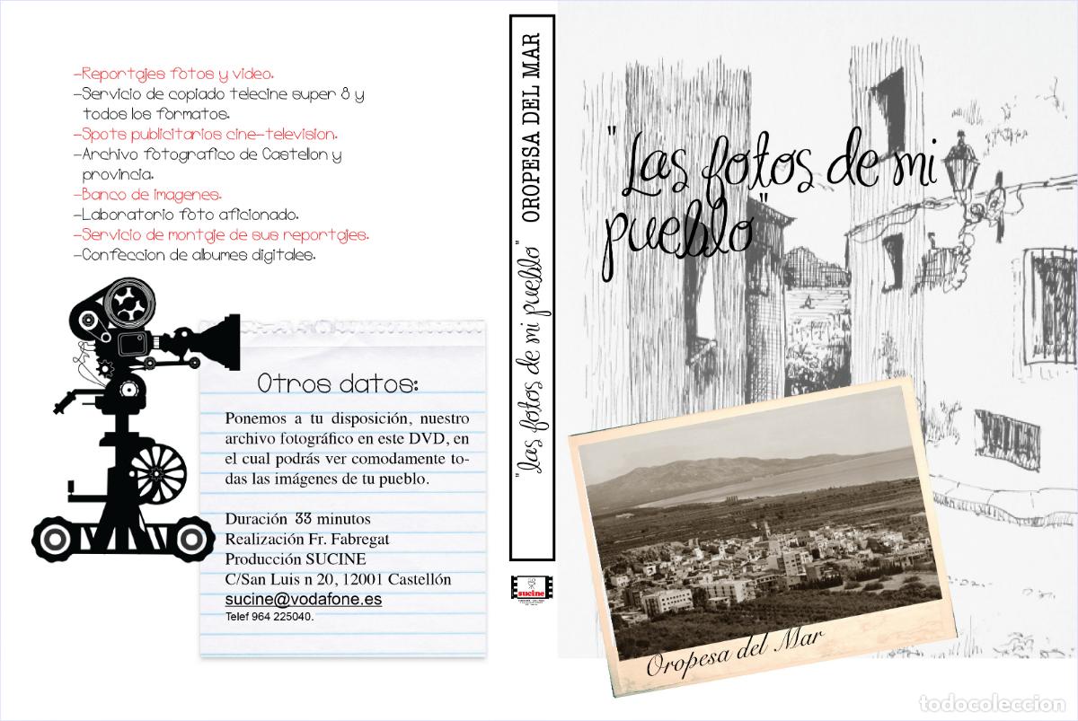 Cine: OROPESA DEL MAR, PASADO Y PRESENTE (IMAGENES COMPARATIVAS DESDE A&Ntilde;OS 40 AL 2000) EN DVD