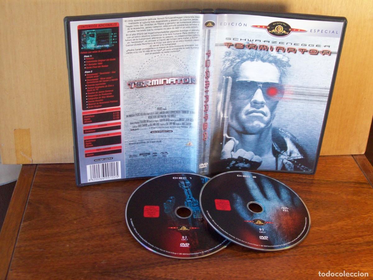 Cine: TERMINATOR - ARNOLD SCHWARZENEGGER - MICHAEL BIEHN - LINDA HAMILTON - DOBLE DVD EDICION ESPECIAL