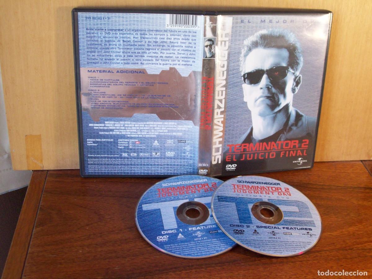 Cine: TERMINATOR 2 (EL JUICIO FINAL) - ARNOLD SCHWARZENEGGER - LINDA HAMILTON - DOBLE DVD