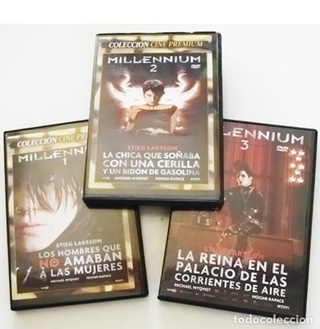 Kino: LOTE DVD TRILOG&Iacute;A DE MILLENNIUM 1 2 3 PEL&Iacute;CULA STIEG LARSSON LA CHICA QUE SO&Ntilde;ABA CON UNA CERILLA ...