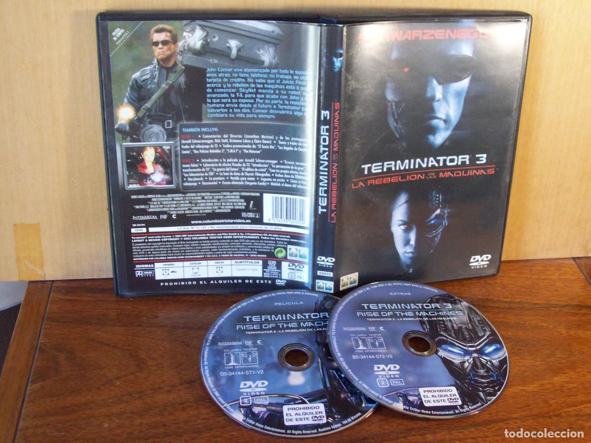 Cine: TERMINATOR 3 - LA REBELIONDE LAS MAQUINAS - ARNOLD SCHWARZENEGGER - DOBLE DVD