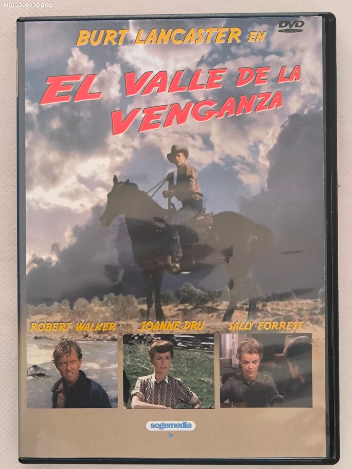 Cine: DVD EL VALLE DE LA VENGANZA - BURT LANCASTER (CU)