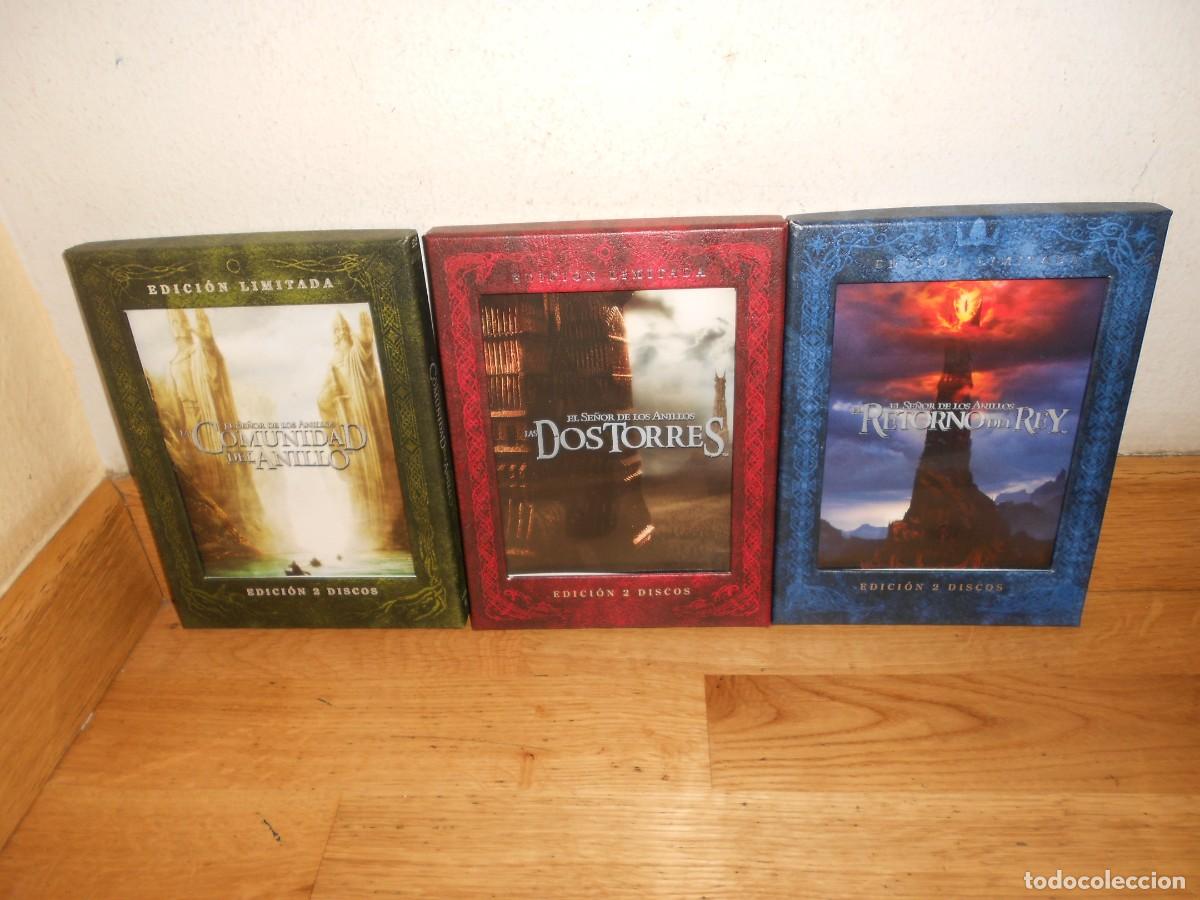Cin&eacute;ma: el SE&Ntilde;OR de los ANILLOS TRILOGIA / COMUNIDAD del ANILLO / DOS TORRES / RETORNO del REY EDI. LIMITADA
