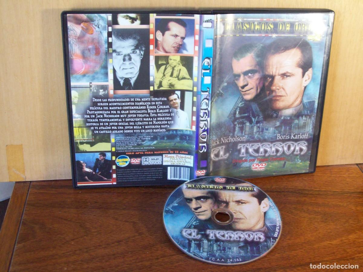 Cine: TERROR - JACK NICHOLSON - BORIS KARLOFF - DVD