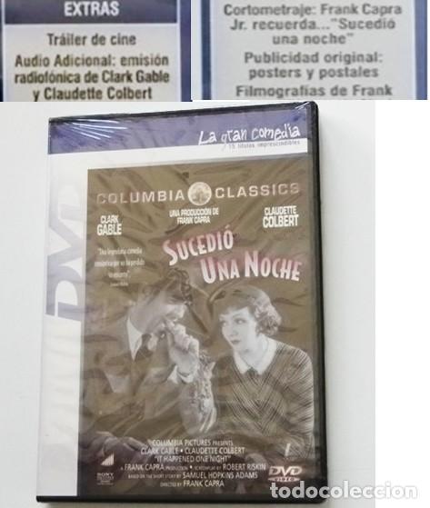 Cin&eacute;ma: SUCEDI&Oacute; UNA NOCHE DVD PRECINTADO - PEL&Iacute;CULA COMEDIA CLARK GABLE C COLBERT FRANK CAPRA - EXTRAS CORTO