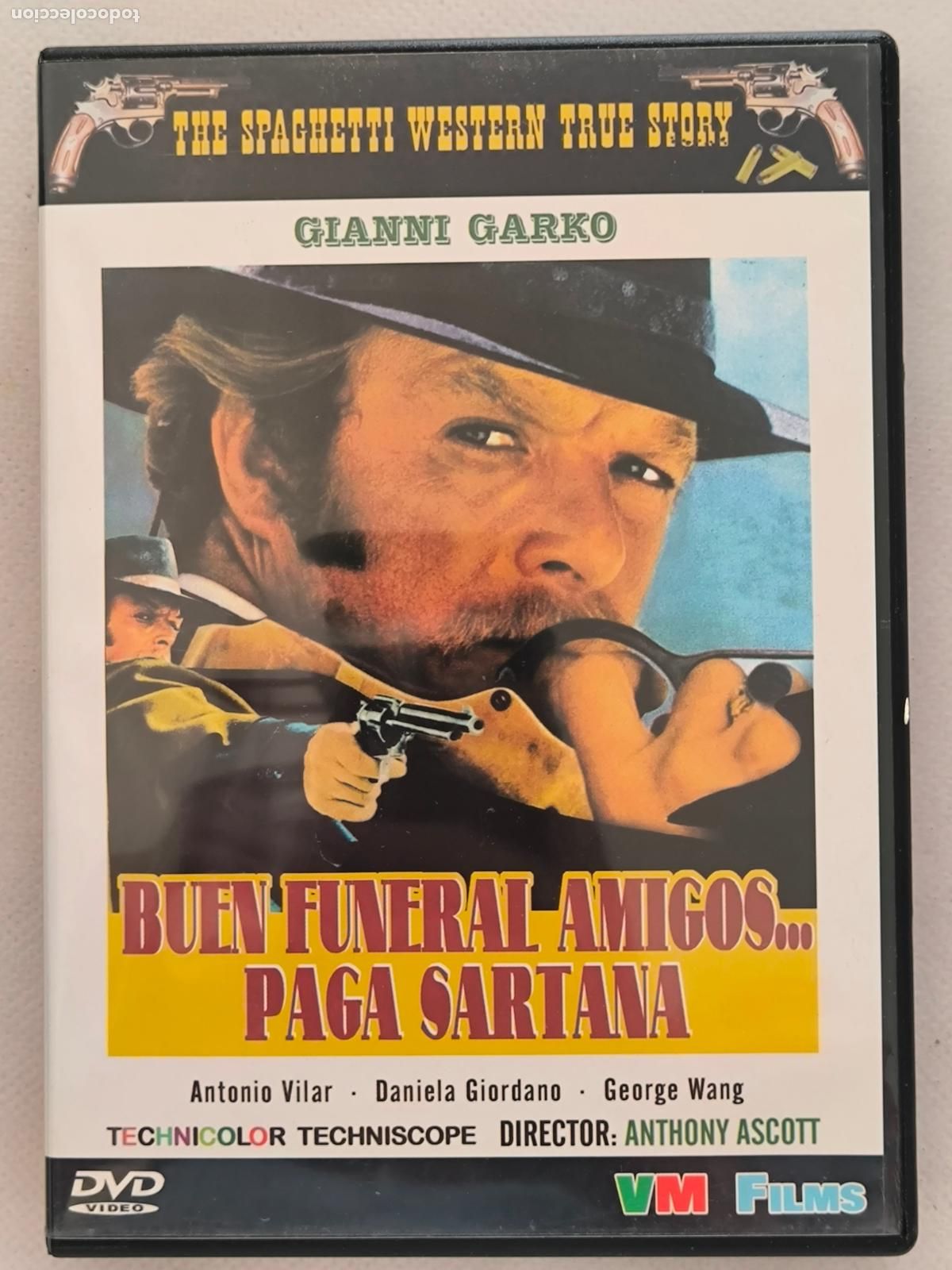 Cin&eacute;ma: DVD BUEN FUNERAL AMIGOS... PAGA SARTANA - ANTHONY ASCOTT (CV)