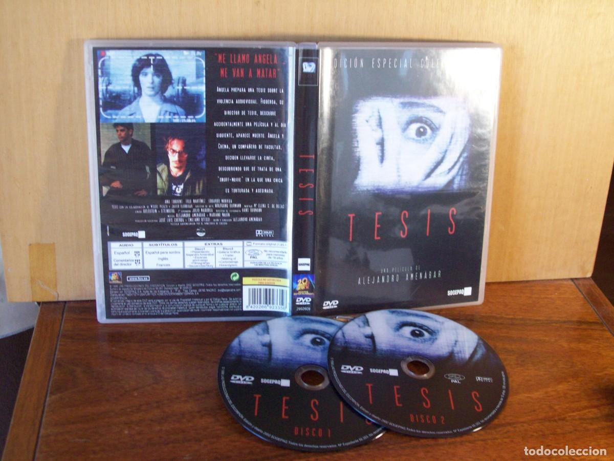 Cine: TESIS - ANA TORRENT - FELE MARTINEZ - ED. NORIEGA -DOBLE DVD EDICION ESPECIAL COLECCIONISTAS