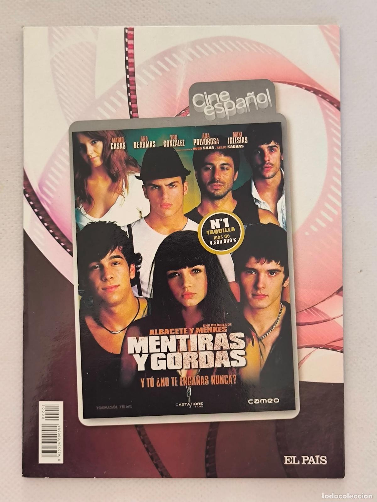 Cine: DVD MENTIRAS Y GORDAS - FUNDA FINA CARTON (5R)