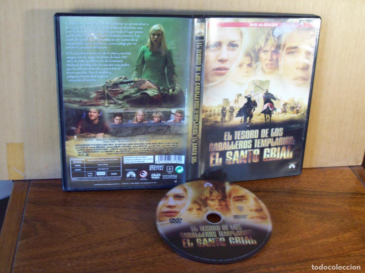 Cinema: EL TESORO DE LOS CABALLEROS TEMPLARIOS EL SANTO GRIAL - DVD EDICION ALQUILER