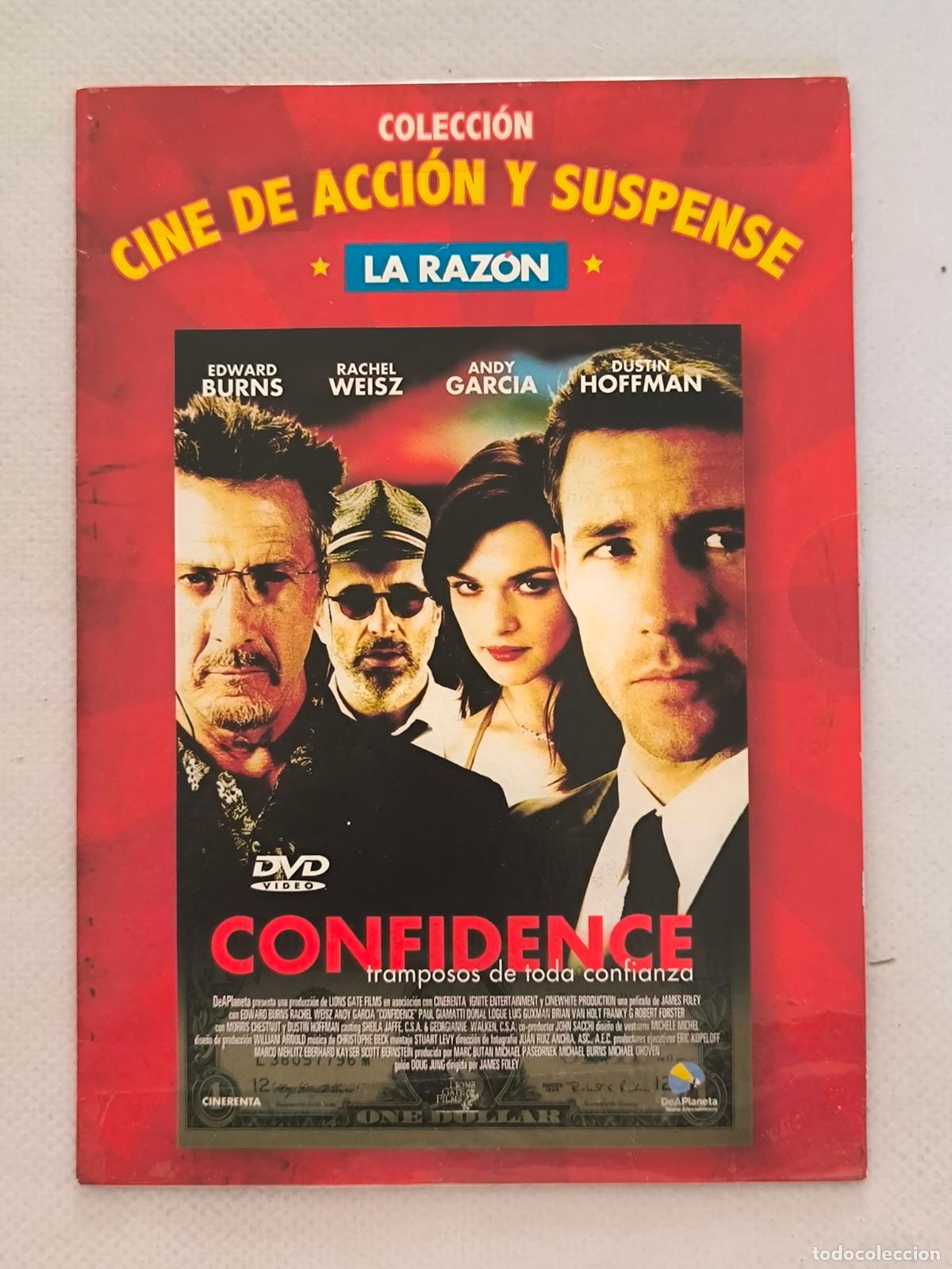 Cine: DVD CONFIDENCE - EDWARD BURNS - FUNDA FINA CARTON (5R)