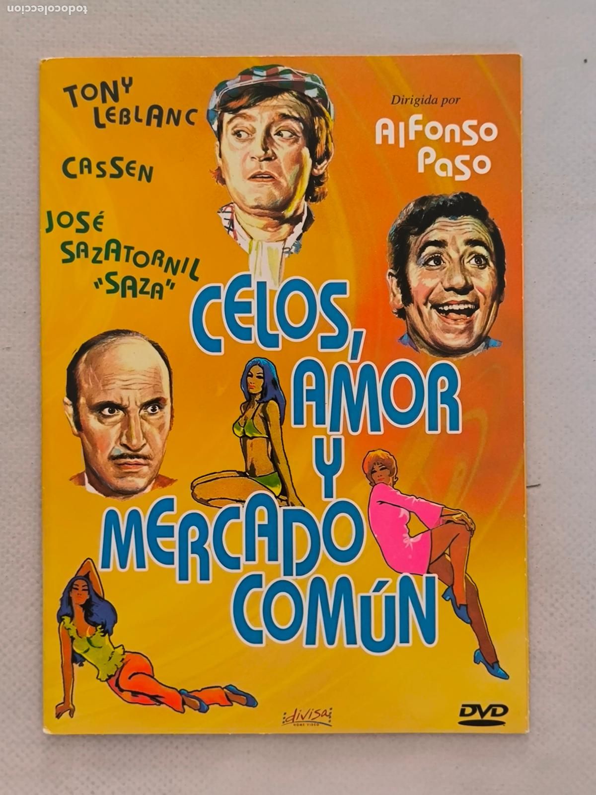 Cine: DVD CELOS, AMOR Y MERCADO COMUN - FUNDA FINA CARTON (5R)