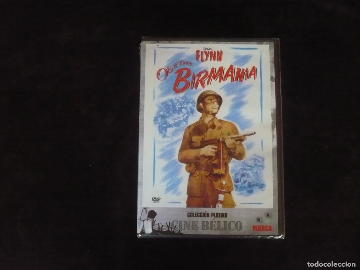 Cine: objetivo birmania - errol flynn - dvd nuevo precintado
